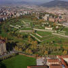 Clic en la foto para verla a toda pantalla: vista desde un helicóptero de la ciudad de Pamplona, foto tomada por Teresi hermana de Iñaki