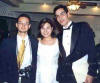 Clic en la foto para verla a toda pantalla: mi primo Eugenio, Rebeca e I�aki
